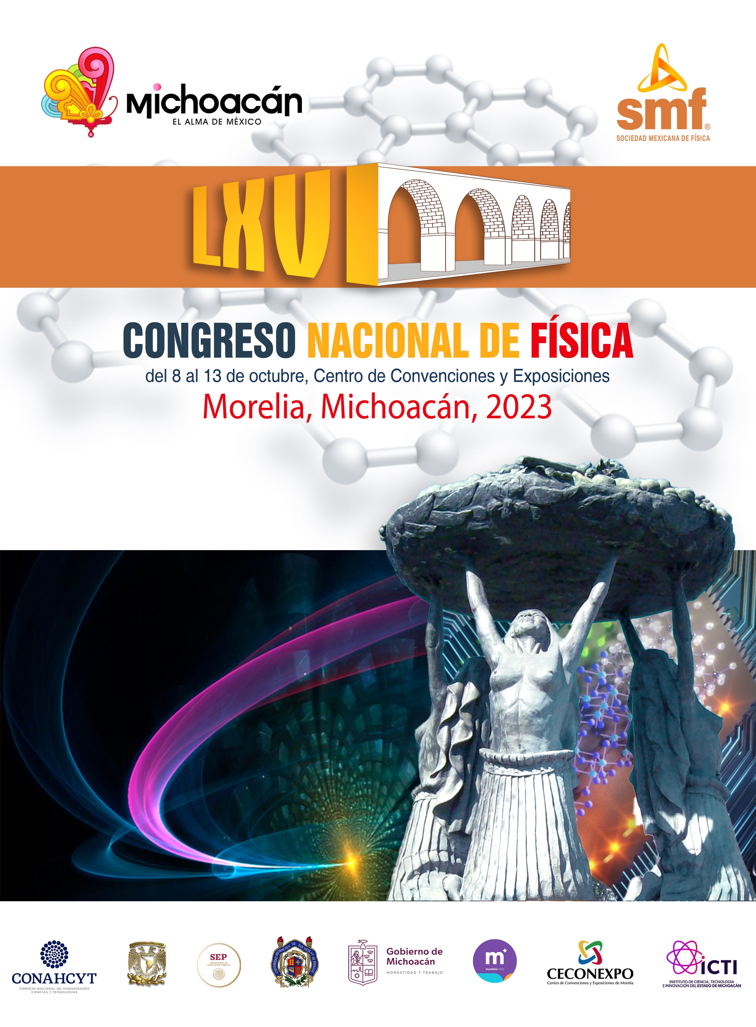 Cartel LXVI Congreso Nacional de Física 2023